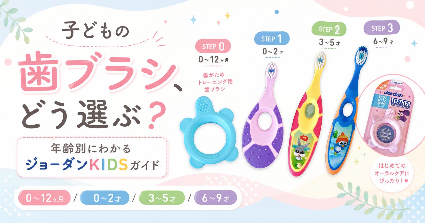 ジョーダンKIDS用歯ブラシ